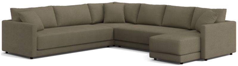 Gather Deep 4-Piece L-Shaped Bench Sectional Sofa - image 0 of 15