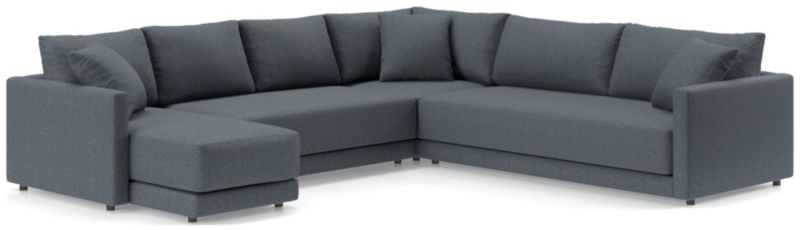 Gather Deep 4-Piece L-Shaped Bench Sectional Sofa - image 0 of 15