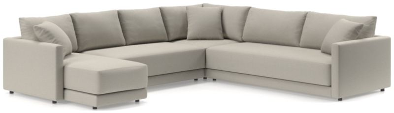 Gather Deep 4-Piece L-Shaped Bench Sectional Sofa - image 0 of 15