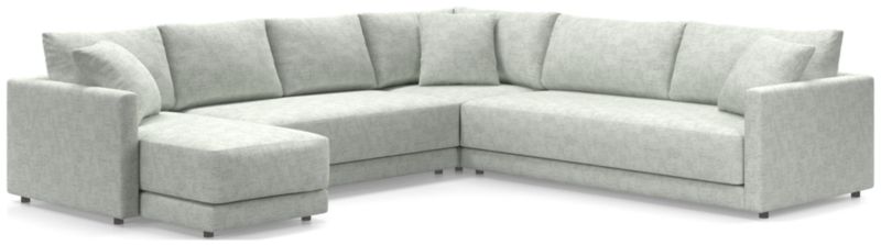 Gather Deep 4-Piece L-Shaped Bench Sectional Sofa - image 0 of 16