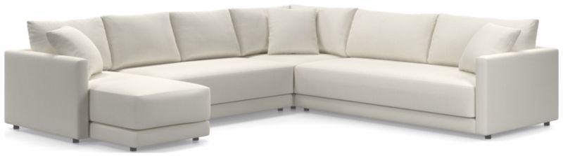 Gather Deep 4-Piece L-Shaped Bench Sectional Sofa - image 0 of 15