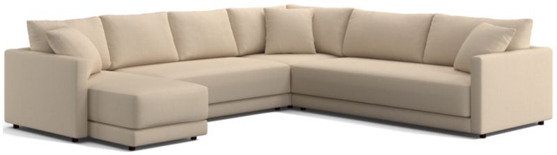 Gather Deep 4-Piece L-Shaped Bench Sectional Sofa - image 0 of 15