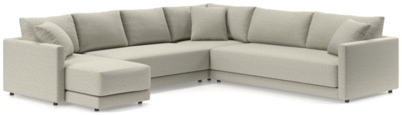 Gather Deep 4-Piece L-Shaped Bench Sectional Sofa - image 0 of 15