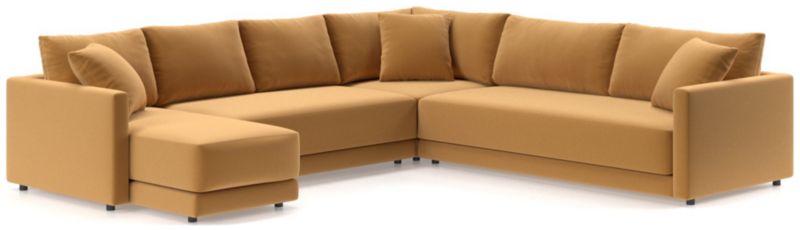 Gather Deep 4-Piece L-Shaped Bench Sectional Sofa - image 0 of 15