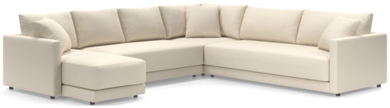 Gather Deep 4-Piece L-Shaped Bench Sectional Sofa - image 0 of 15