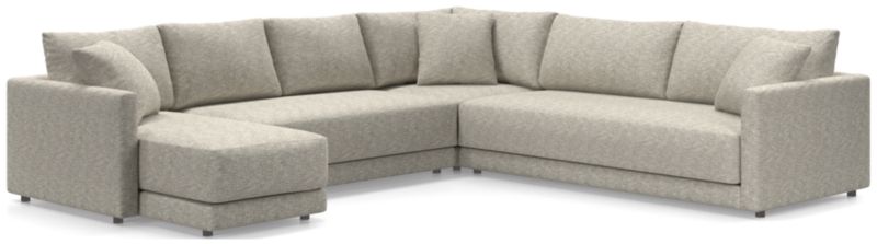 Gather Deep 4-Piece L-Shaped Bench Sectional Sofa - image 0 of 15