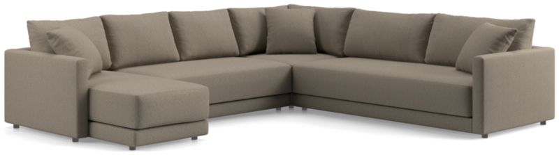 Gather Deep 4-Piece L-Shaped Bench Sectional Sofa - image 0 of 15