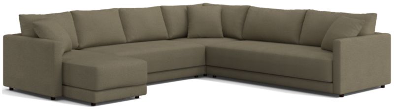 Gather Deep 4-Piece L-Shaped Bench Sectional Sofa - image 0 of 15