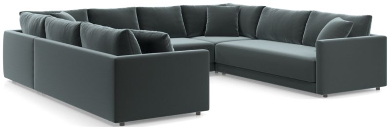 Gather Deep 5-Piece U-Shaped Bench Sectional Sofa - image 0 of 15