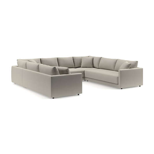 Gather Deep 5-Piece U-Shaped Bench Sectional Sofa