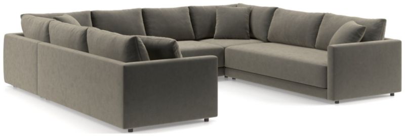 Gather Deep 5-Piece U-Shaped Bench Sectional Sofa - image 0 of 15