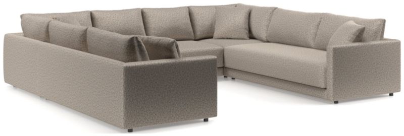 Gather Deep 5-Piece U-Shaped Bench Sectional Sofa - image 0 of 15