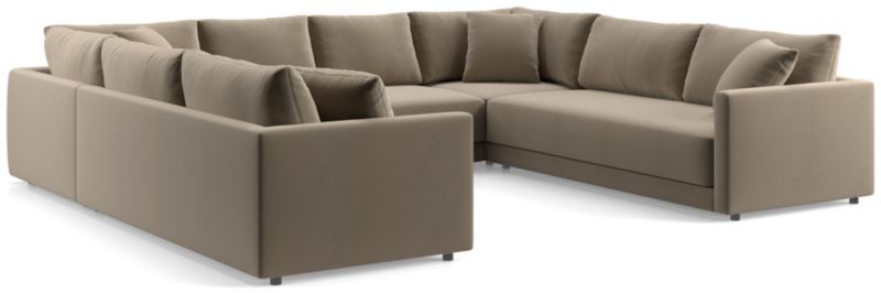 Gather Deep 5-Piece U-Shaped Bench Sectional Sofa - image 0 of 15