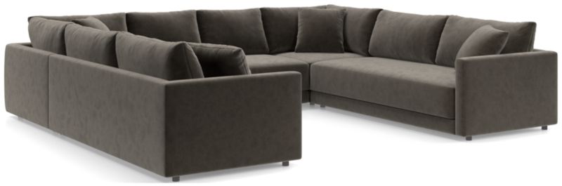 Gather Deep 5-Piece U-Shaped Bench Sectional Sofa - image 0 of 15