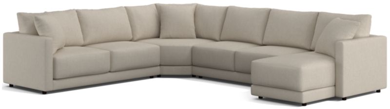 Gather Deep 4-Piece Wedge Sectional Sofa with Chaise Lounge - image 0 of 6