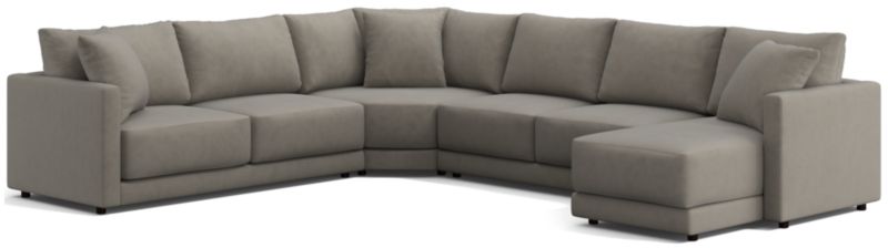 Gather Deep 4-Piece Wedge Sectional Sofa with Chaise Lounge - image 0 of 6