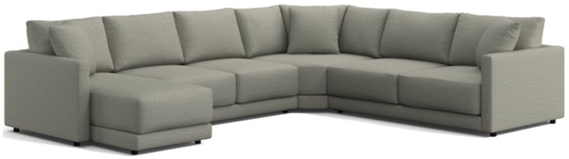 Gather Deep 4-Piece Wedge Sectional Sofa with Chaise Lounge - image 0 of 6