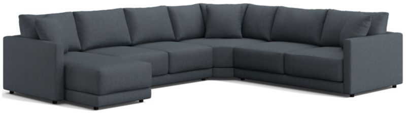 Gather Deep 4-Piece Wedge Sectional Sofa with Chaise Lounge - image 0 of 6