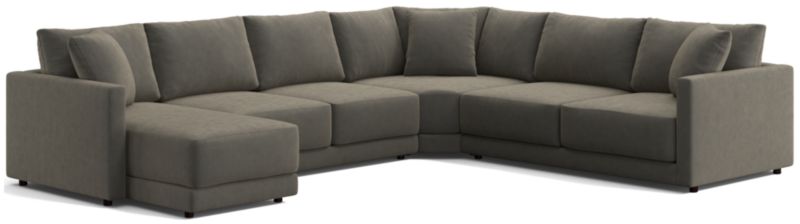 Gather Deep 4-Piece Wedge Sectional Sofa with Chaise Lounge - image 0 of 6