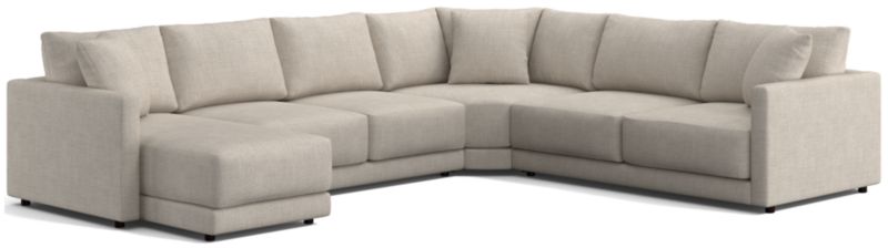 Gather Deep 4-Piece Wedge Sectional Sofa with Chaise Lounge - image 0 of 6