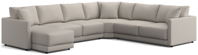 Gather Deep 4-Piece Wedge Sectional Sofa with Chaise Lounge - image 0 of 6