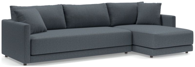 Gather Deep 2-Piece Extra Wide Chaise Bench Sectional Sofa - image 0 of 15