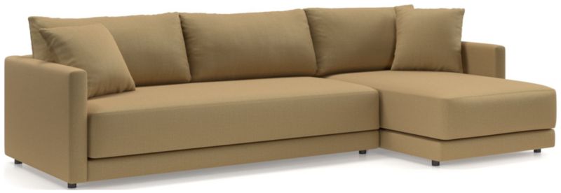 Gather Deep 2-Piece Extra Wide Chaise Bench Sectional Sofa - image 0 of 15