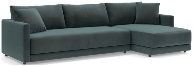 Gather Deep 2-Piece Extra Wide Chaise Bench Sectional Sofa - image 0 of 15