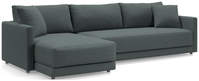 Gather Deep 2-Piece Extra Wide Chaise Bench Sectional Sofa - image 0 of 14