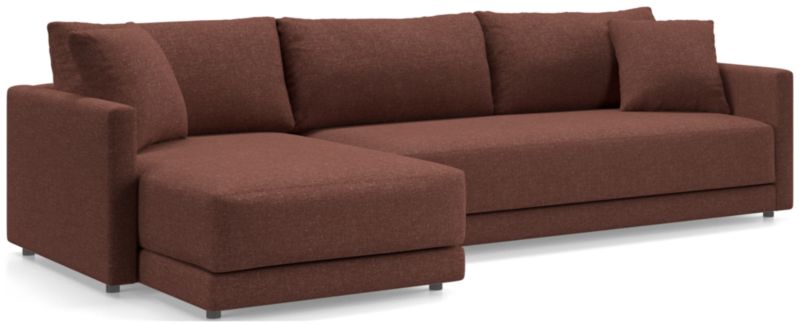 Gather Deep 2-Piece Extra Wide Chaise Bench Sectional Sofa - image 0 of 14