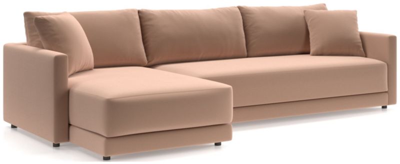 Gather Deep 2-Piece Extra Wide Chaise Bench Sectional Sofa - image 0 of 14