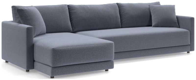 Gather Deep 2-Piece Extra Wide Chaise Bench Sectional Sofa - image 0 of 14