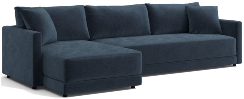 Gather Deep 2-Piece Extra Wide Chaise Bench Sectional Sofa - image 0 of 14