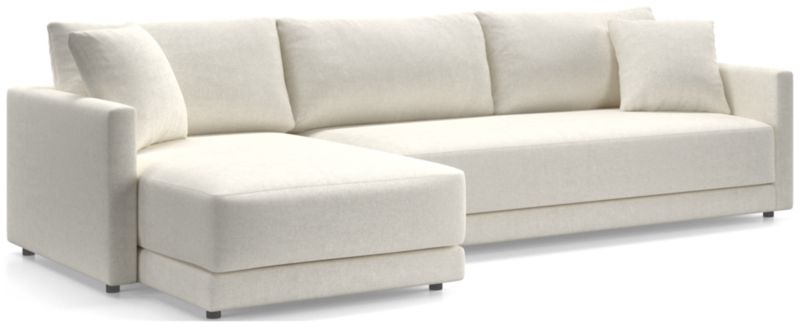 Gather Deep 2-Piece Extra Wide Chaise Bench Sectional Sofa - image 0 of 14