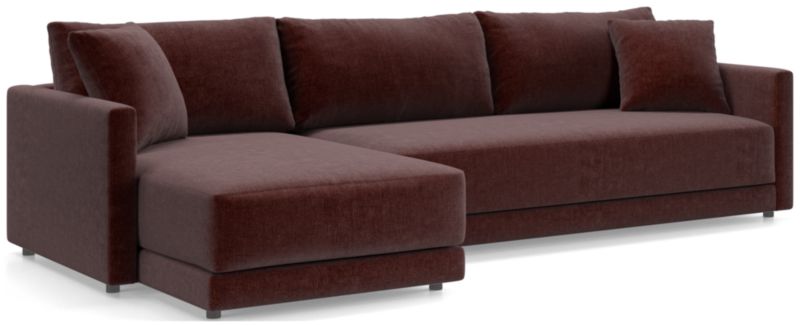 Gather Deep 2-Piece Extra Wide Chaise Bench Sectional Sofa - image 0 of 14