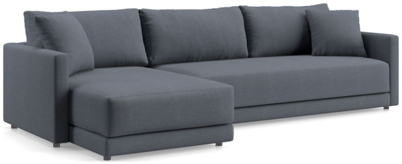 Gather Deep 2-Piece Extra Wide Chaise Bench Sectional Sofa - image 0 of 14