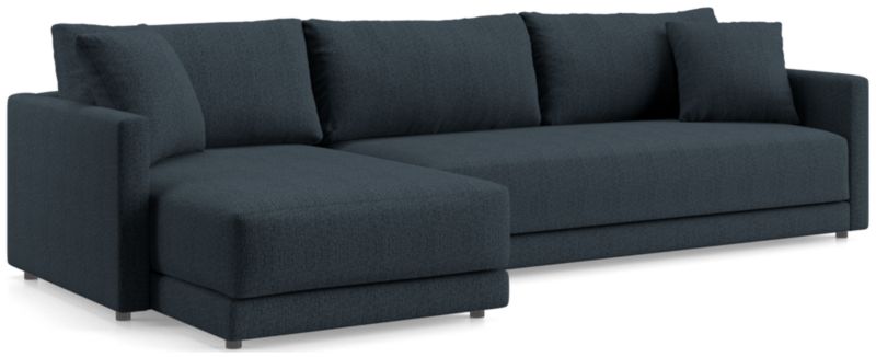 Gather Deep 2-Piece Extra Wide Chaise Bench Sectional Sofa - image 0 of 14