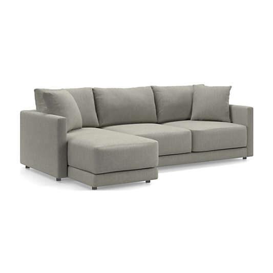Gather Deep 2-Piece Apartment Sectional Sofa with Left-Arm Chaise