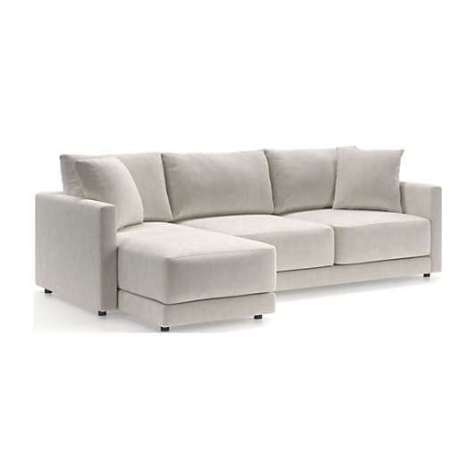 Gather Deep 2-Piece Apartment Sectional Sofa with Left-Arm Chaise