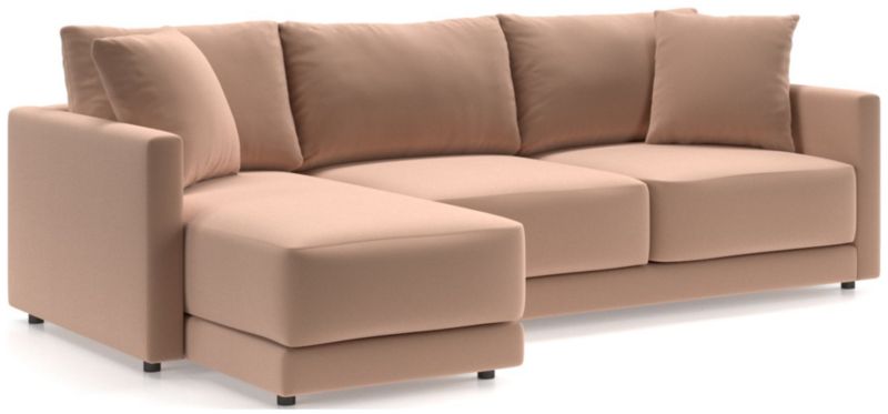 Gather Deep 2-Piece Apartment Sectional Sofa with Left-Arm Chaise - image 0 of 15