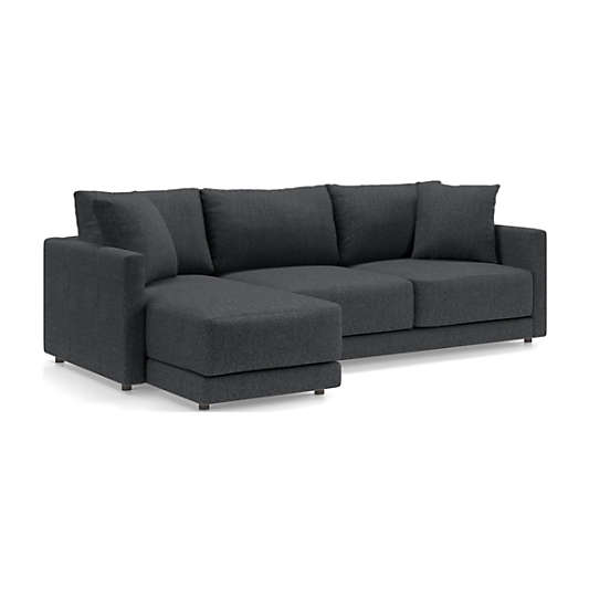Gather Deep 2-Piece Apartment Sectional Sofa with Left-Arm Chaise