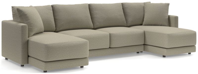 Gather 3-Piece Double Chaise Sectional Sofa - image 0 of 12