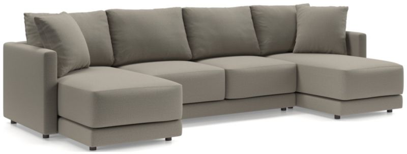 Gather 3-Piece Double Chaise Sectional Sofa - image 0 of 12