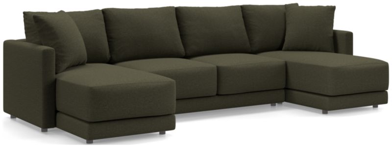 Gather 3-Piece Double Chaise Sectional Sofa - image 0 of 12