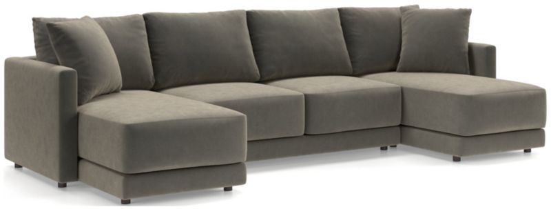 Gather 3-Piece Double Chaise Sectional Sofa - image 0 of 12