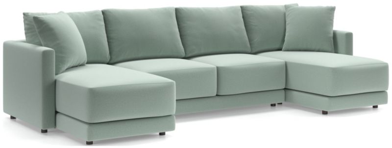 Gather 3-Piece Double Chaise Sectional Sofa - image 0 of 12