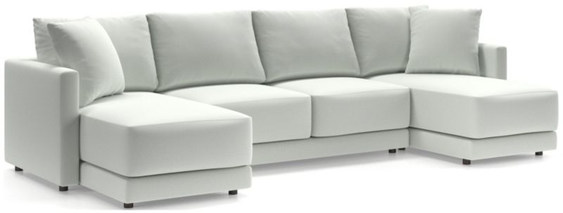 Gather 3-Piece Double Chaise Sectional Sofa - image 0 of 12