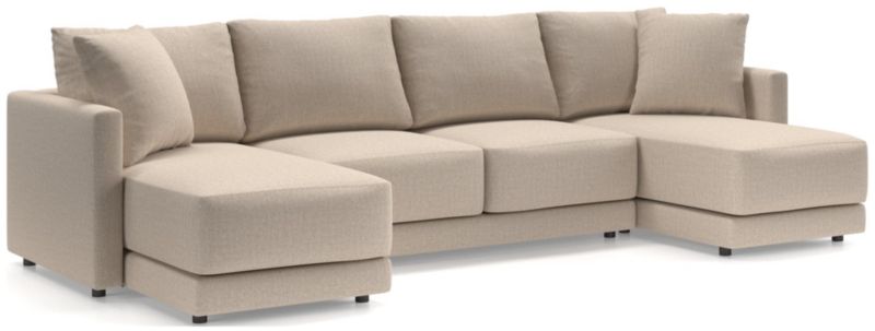 Gather 3-Piece Double Chaise Sectional Sofa - image 0 of 12