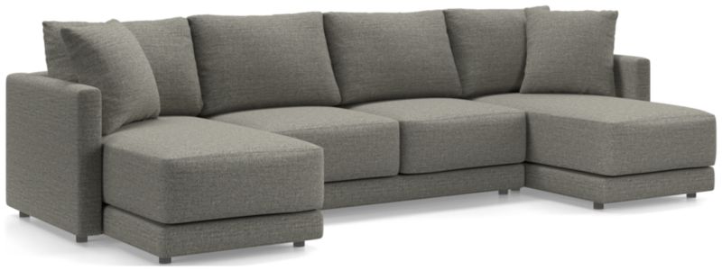 Gather 3-Piece Double Chaise Sectional Sofa - image 0 of 12