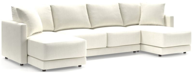 Gather 3-Piece Double Chaise Sectional Sofa - image 0 of 12